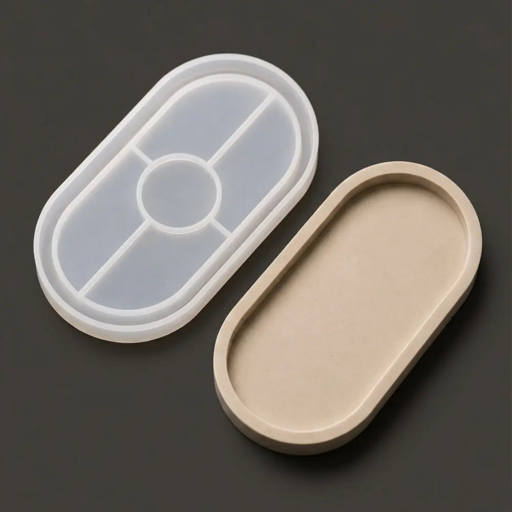 Oval Divider Tray Silicone Mould | HomeboxMini Creative Suite