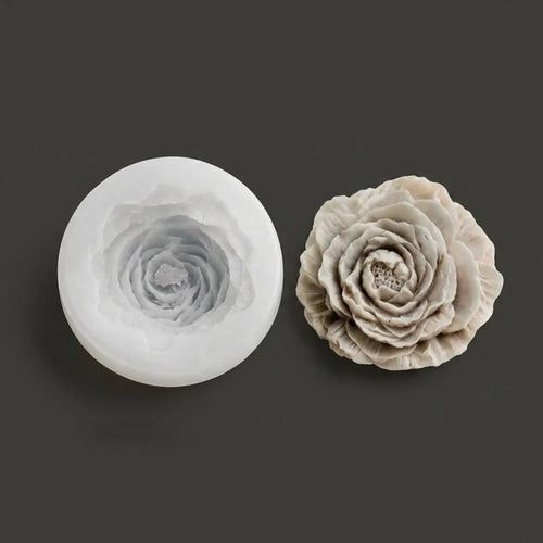 Rose Geode Floral Silicon Mould  | HomeboxMini Creative Suite