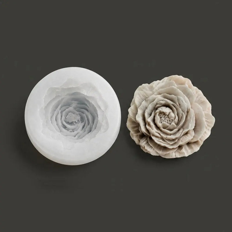 Rose Geode Floral Silicon Mould  | HomeboxMini Creative Suite